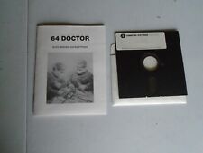 64 Doctor - Commodore Computer Software Associates Disc & Manual 1983 picture
