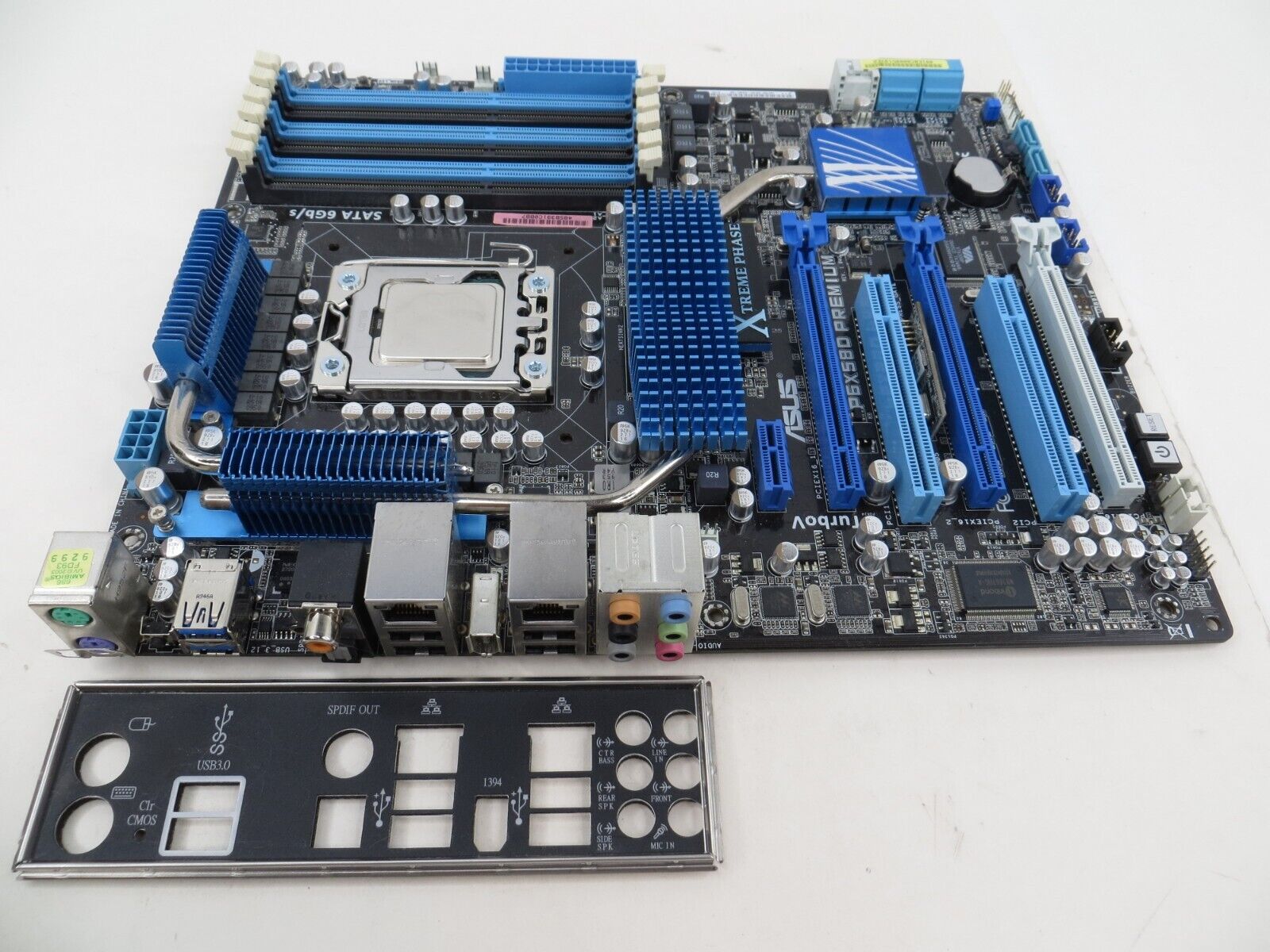 ASUS P6X58D Premium LGA1366 Motherboard + I7-930 CPU Combo Tested