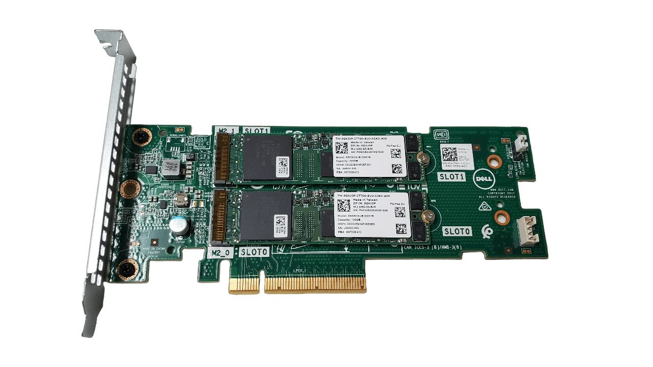 Dell PCIe M.2 Boss S1 RAID Controller Card 7HYY4 with 2x 240GB SSD
