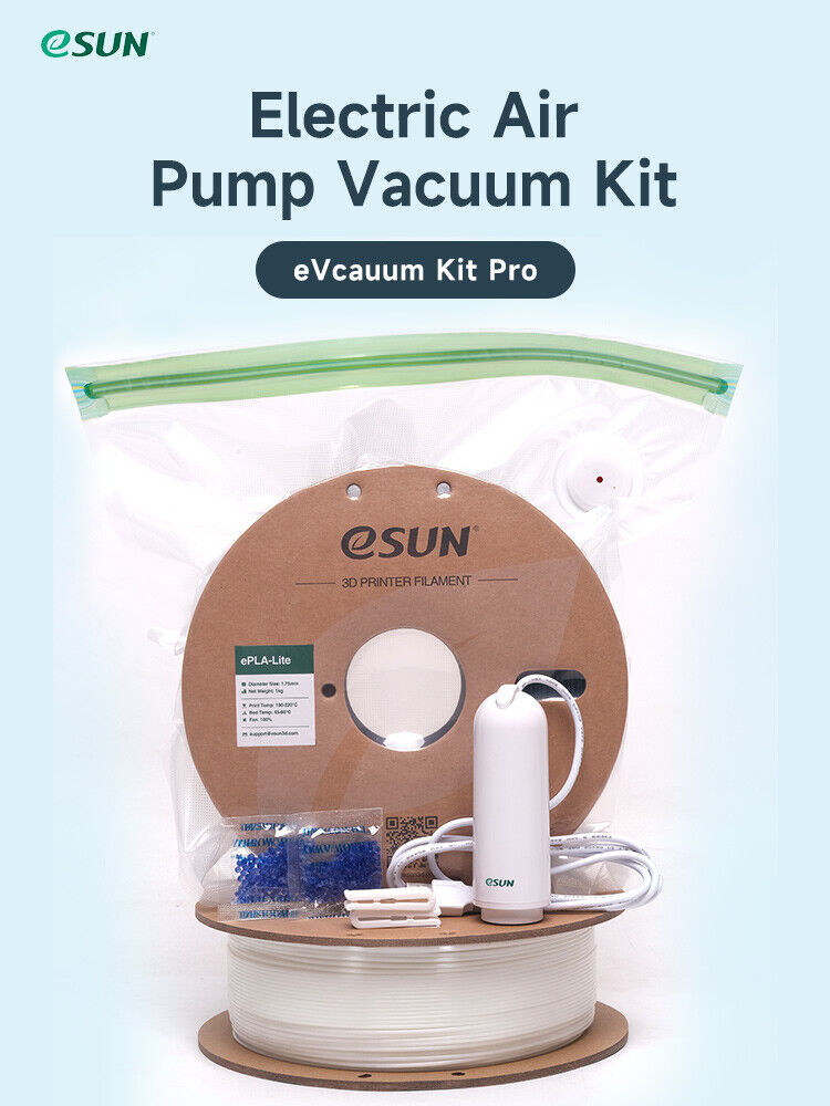 eSUN Filament Storage Vacuum Sealed Bags *10 Electric Charge Pump for 3D Printer
