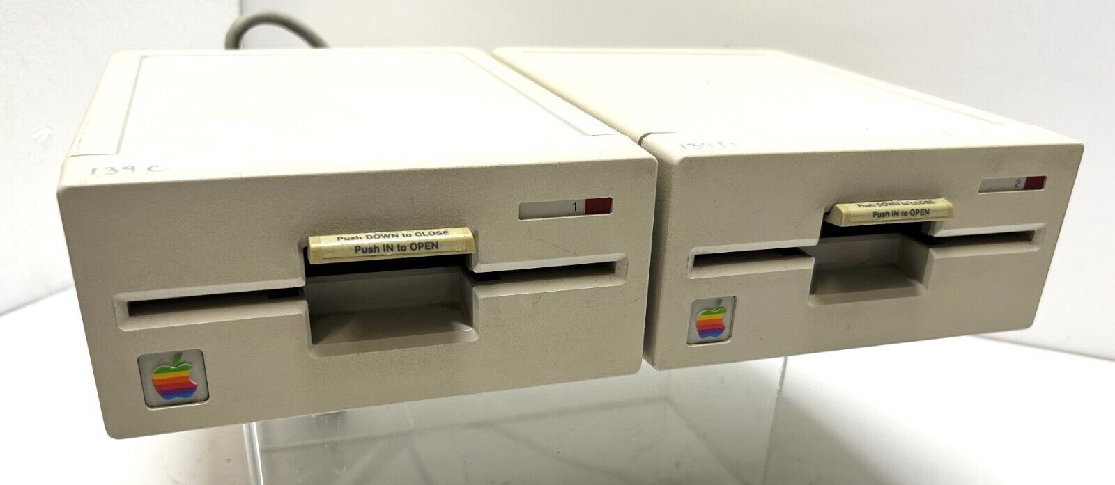 Vintage Apple Macintosh A9M0107 5.25 External Floppy Disk Drive (Quanity Two)