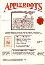 Vintage Apple II Software - AppleRoots Genealogy Software w/ Manual picture
