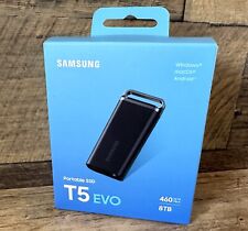 Samsung T5 EVO 8TB Portable External SSD NIB Black MU-PH8T0S/AM ^460 MB/s picture