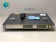 Cisco WS-C3750G-24PS-S 24 Port PoE 3750G Gigabit Switch - SAME DAY SHIPPING  picture