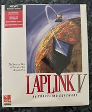 New NOS Vintage unopened Computer PC LAPLINK V by Traveling Software Made in USA picture