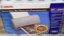 Vintage Canon BJC-2000 BubbleJet Printer Parallel + Power Cord New In Open Box picture