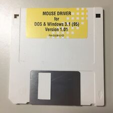 Vintage MOUSE DRIVER DOS/Windows 3.1(95)Version 1.01  3.5” Disk VHTF picture