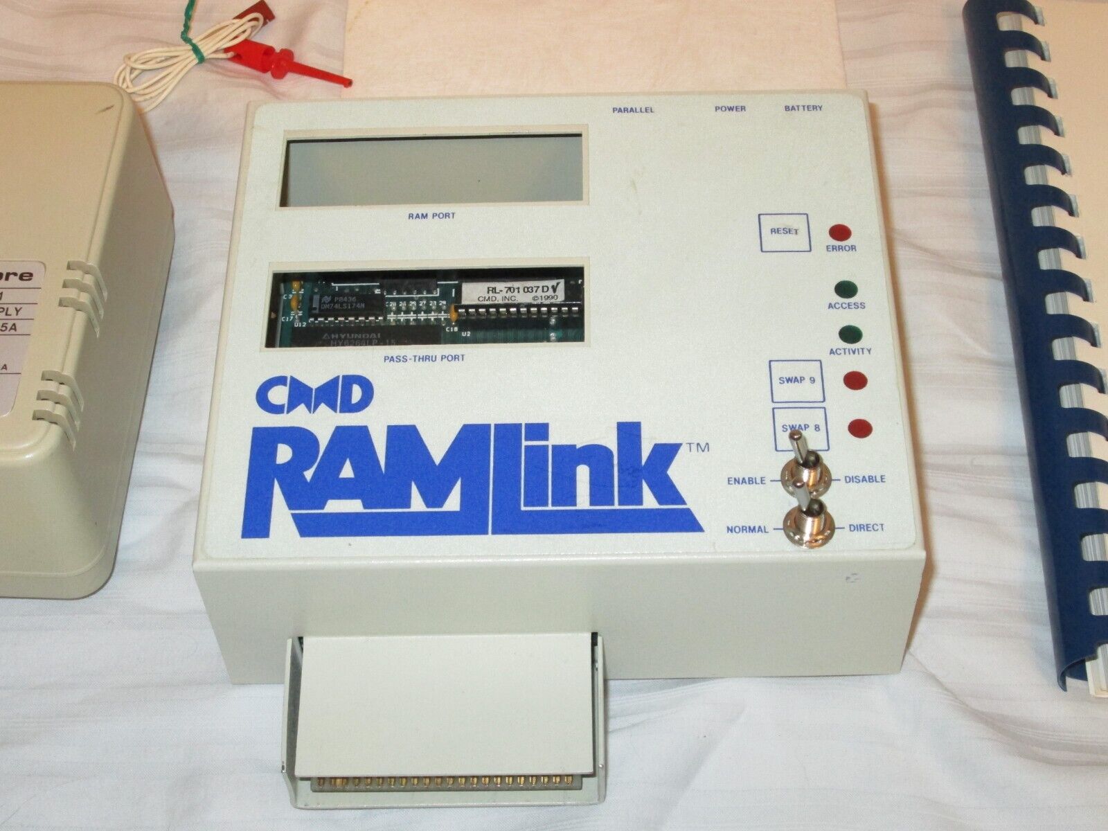 Commodore CMD Ramlink REU JiffyDos Creative Micro Designs 16MB RTC Ram Expansion