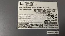 JUNIPER NETWORKS MX204 /MX204-HWBASE-DC-FS 4 x 100g Ports Tested picture