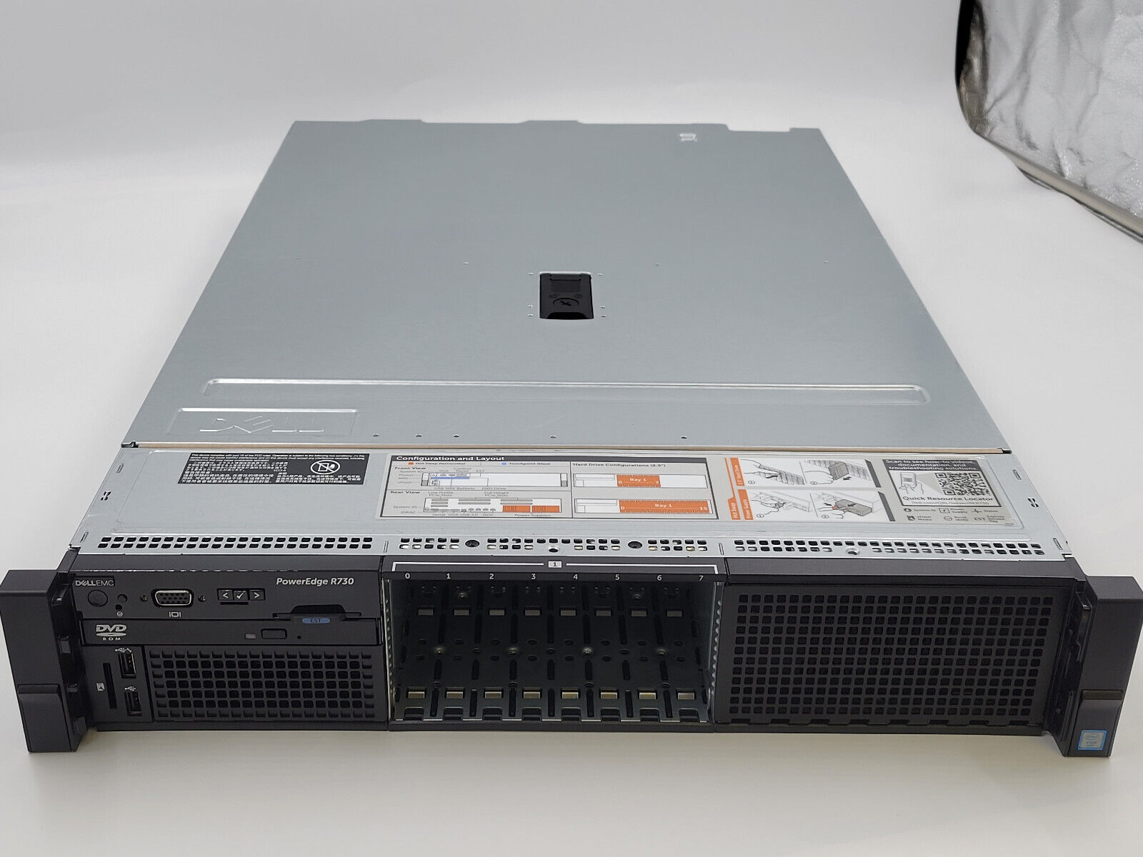 Dell PowerEdge R730 8SFF Server Barebone with Motherboard 2 x Heat Sink 2 x 750W