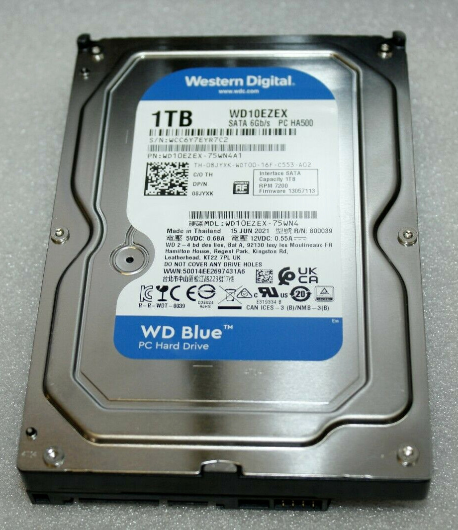 Western Digital WD Blue WD10EZEX 1 TB 3.5\