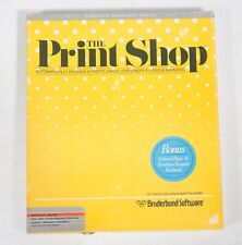 Vintage Broderbund The Print Shop Apple II+ IIe IIc 5.25