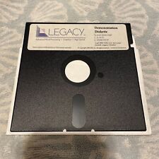 Vintage Legacy 5.25” Demo Disk Advanced Word Processing Graphics Page Layout  picture