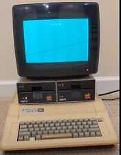 Vintage Apple 2e IIe Computer with 2 Floppy Drives and Monitor picture