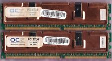 1GB 2x512MB PC-2700 OCZ 512 MEG Performance Ram Memory Kit DDR1 PC2700 DDR-333 picture