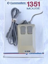 Commodore 1351 Mouse with Box Manual & Utility Disk  UNTESTED picture