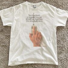 Vintage Apple tshirt from the 90s, Y2k era aesthetic, thrifted tee print ad picture