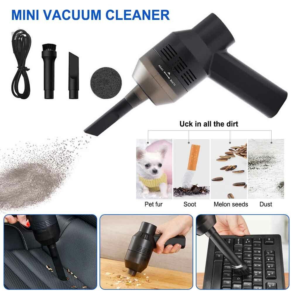 Portable Electric Cleaner Air Cleaning Mini Vacuum Cleaner For Car PC Keyboard