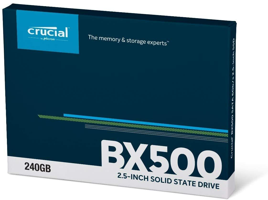 Crucial 2TB 1TB 480GB 240GB SSD SATA III 2.5 Internal Solid State Drive 7mm Lot