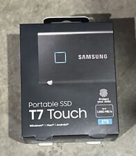 Samsung T7 Touch 2TB Portable External SSD - Black (MU-PC2T0K/WW) picture