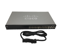 tested  CISCO  SRW224G4-K9  SF 300-24 24 PORT 10/100 MANAGED SWITCH Warranty picture