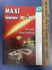 Vintage 1998 MAXi Gamer 3D 2 PCI Video Card User Manual  picture