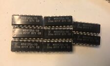 Lot Of 8 Vintage Fujitsu MB81256-10 256Kbx1 DRAM 16 Pin DIP picture