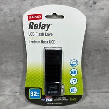 Brand New Staples Relay USB Flash Drive 32 GB 21602 New Sealed picture
