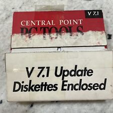 Vintage Central Point PC Tools Utility Software 7.1 Update New Diskettes 1991 picture