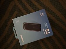 Samsung T5 EVO 8TB USB-C Portable External SSD - Black (MU-PH8T0S/AM) SEALED picture