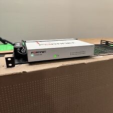 Fortinet Fortigate FG-60e Firewall Appliance Tested w/adapter And Rack Mount picture