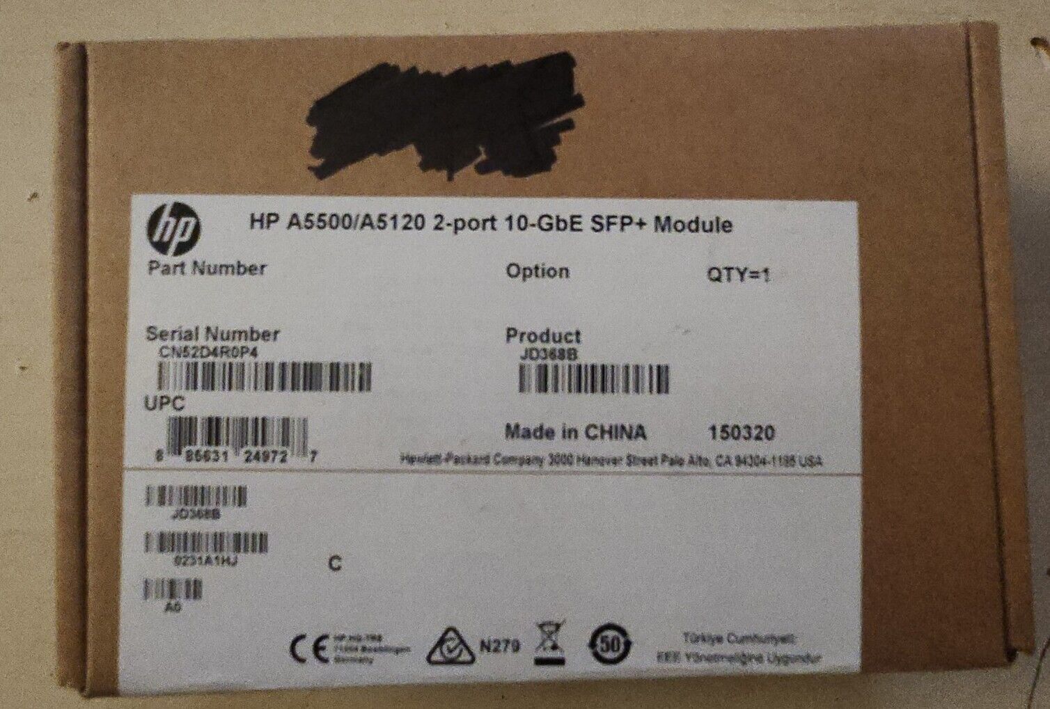 Brand new HP JD368B Network Switch Module, US Seller, Fast Ship