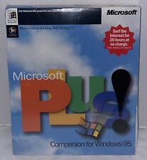 1995 Vintage Microsoft Plus Companion for Windows 95 With CD Key Big Box picture