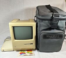 Apple Macintosh 128K Computer with Modem and Macintosh bag. picture