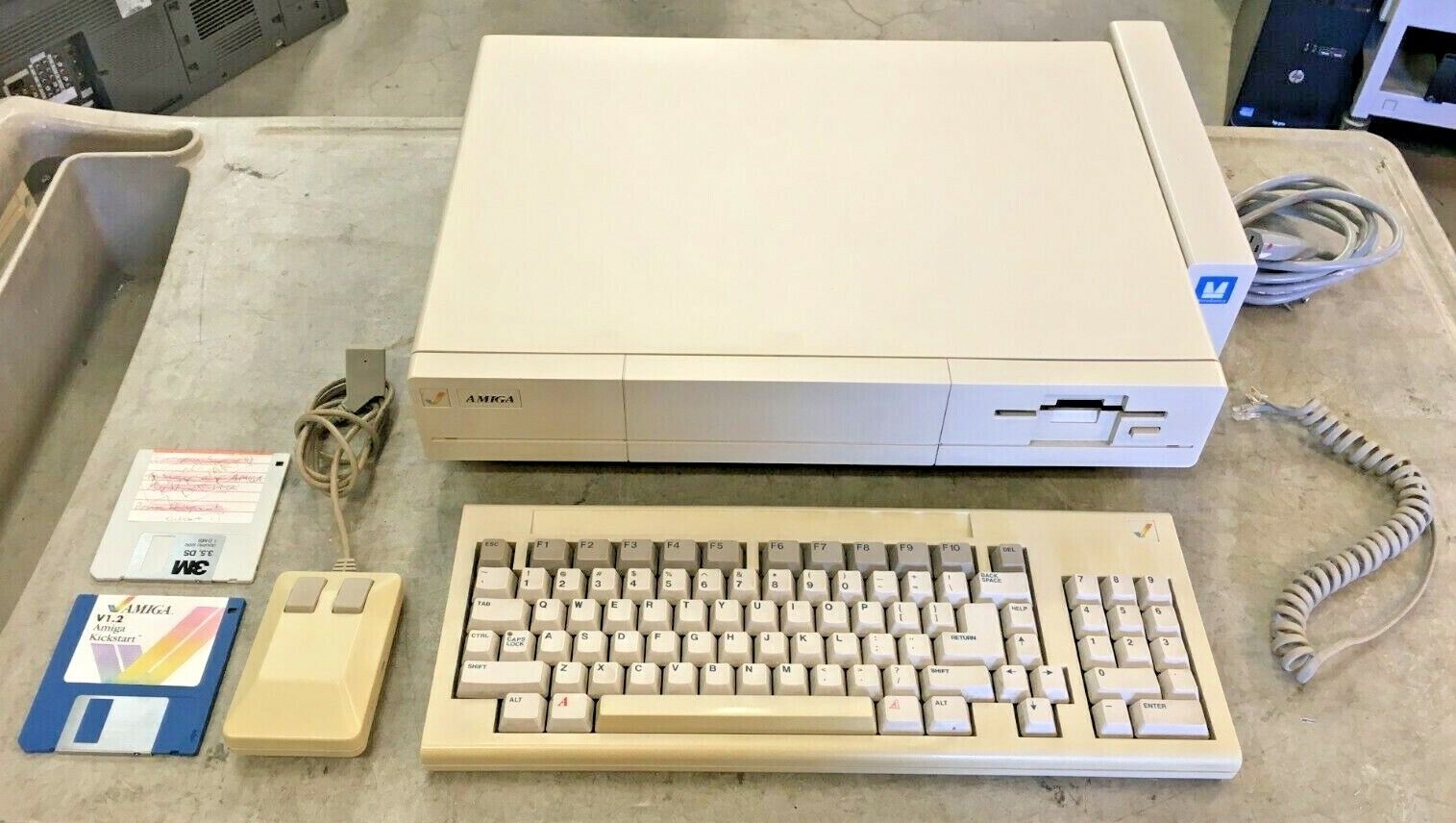 **Commodore Amiga 1000 Computer w/ Keyboard, Mouse and Starboard 2 Expansion**