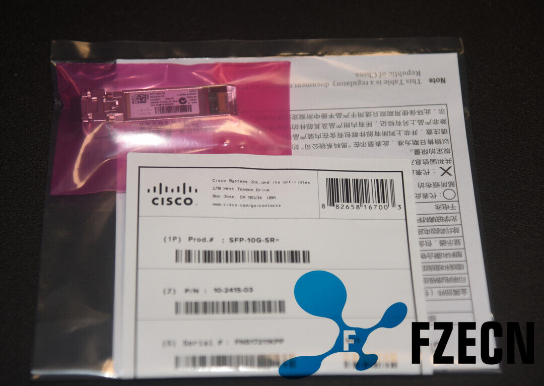 NEW Sealed Cisco SFP-10G-SR 10G SR SFP+ Module 850nmMM *US Shipping*