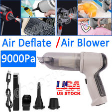 3 in 1 Upgrade Car Vacuum Cleaner Air Blower Wireless Handheld Rechargeable Mini picture