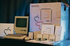 1984 APPLE MACINTOSH 128K BOX Set FIRST MODEL MAC M0001 NICE WORKING FINE picture