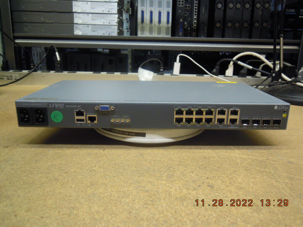 Juniper ACX1100-AC 8-Port GbE & 4x GbE / SFP Combo Access Router * Dual AC #R159