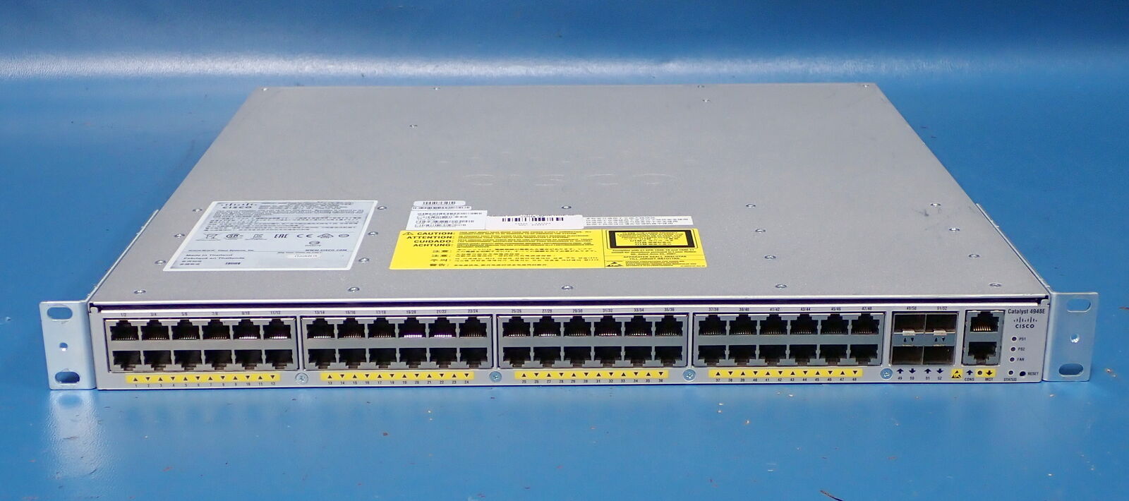 Cisco Catalyst 4948E Ethernet Switch w/ 2x Power Supplies