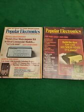 Popular Electronics Magazines January 1975 and February 1975 Altair 8800 Issues picture