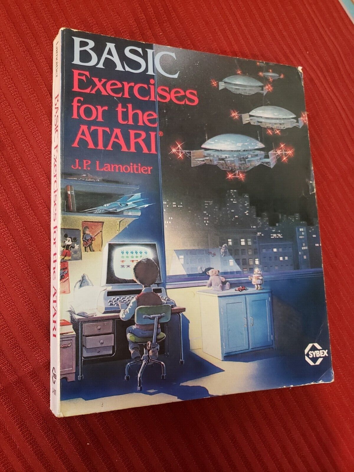 Atari BASIC Exercises For The Atari 1983 by Sybex for 8-bit XL XE 800XL 