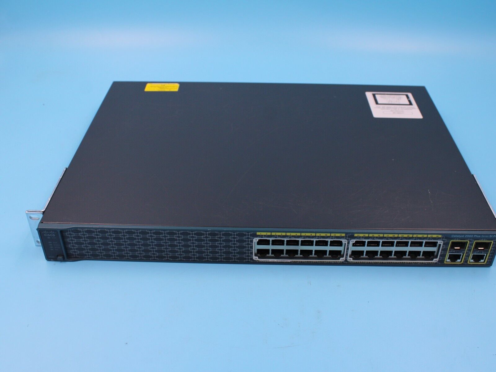 Cisco Catalyst WS-C2960+24PC-S 24 Port PoE Ethernet Network Switch