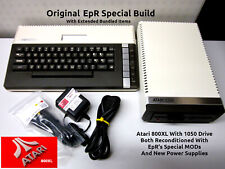 Atari 800XL EpR's Restoration S-Video MOD 100% Mint w/ 1050 Disk Drive & New PS picture