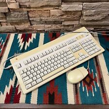 Vintage Apple Macintosh Extended Keyboard II M3501 + ADB Mouse M2706 *TESTED* picture