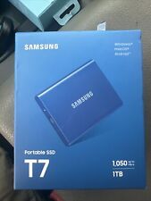 SAMSUNG T7 Shield Portable 1TB External Solid State Drive - Blue picture