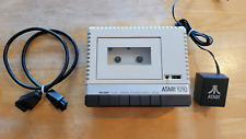 Atari 1010 Program Recorder with Power Supply and Data Cable - Working picture