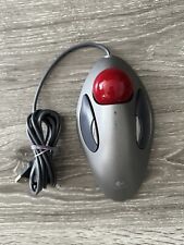 Logitech Trackman Marble Mouse T-BC21 with Track Ball, Tested Working N231 VTG picture