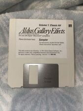 Vintage Aldus Gallery Effects Volume 1 Classic Art 3.5” Floppy Sampler Disk  picture