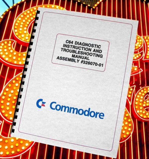 COMMODORE 64 C64 Computer Owners DIAGNOSTIC & TROUBLESHOOTING  Manual